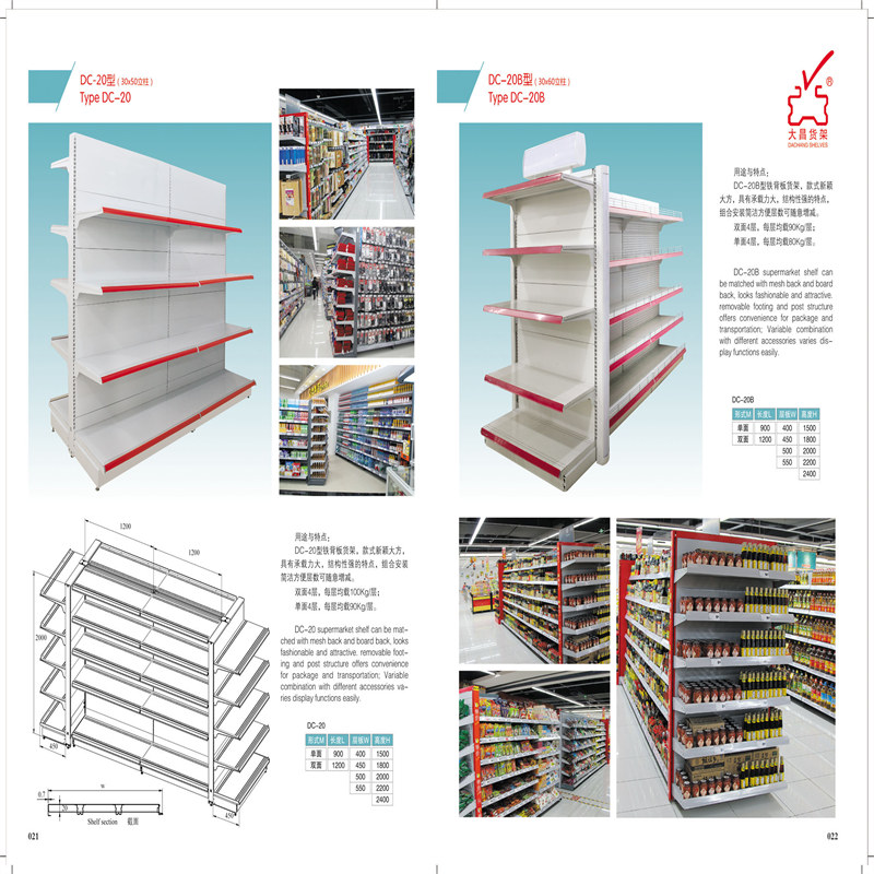 gondola shelving end cap