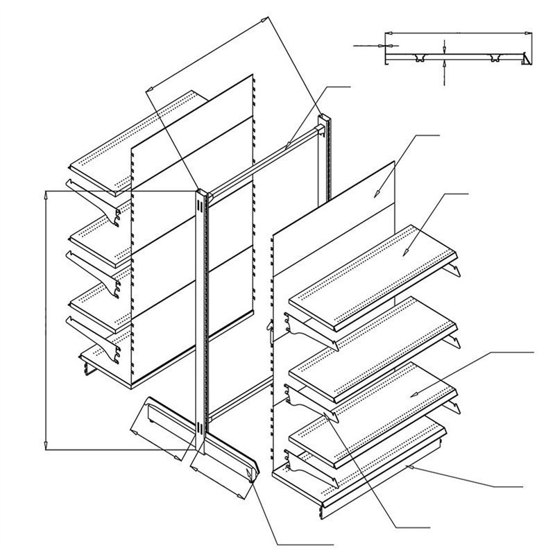 gondola shelving display