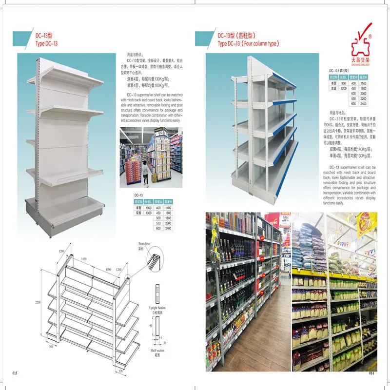 supermarket shelving manufacturers