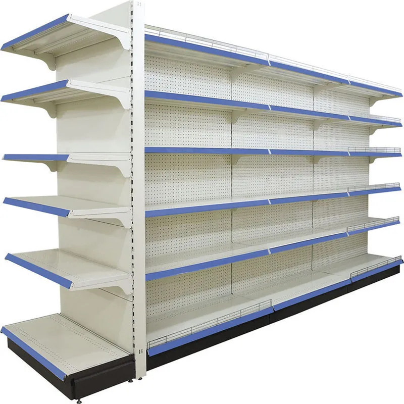 Advantages of Using a Metal Supermarket Shelf